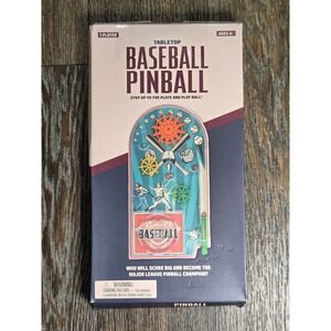 Professor Puzzle Tabletop Baseball Pinball Game Retro Arcade Sports Toy 9460